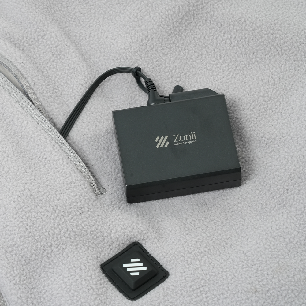 3-in-1 Battery Powered Heated Blanket- Z-Hug-7.4V