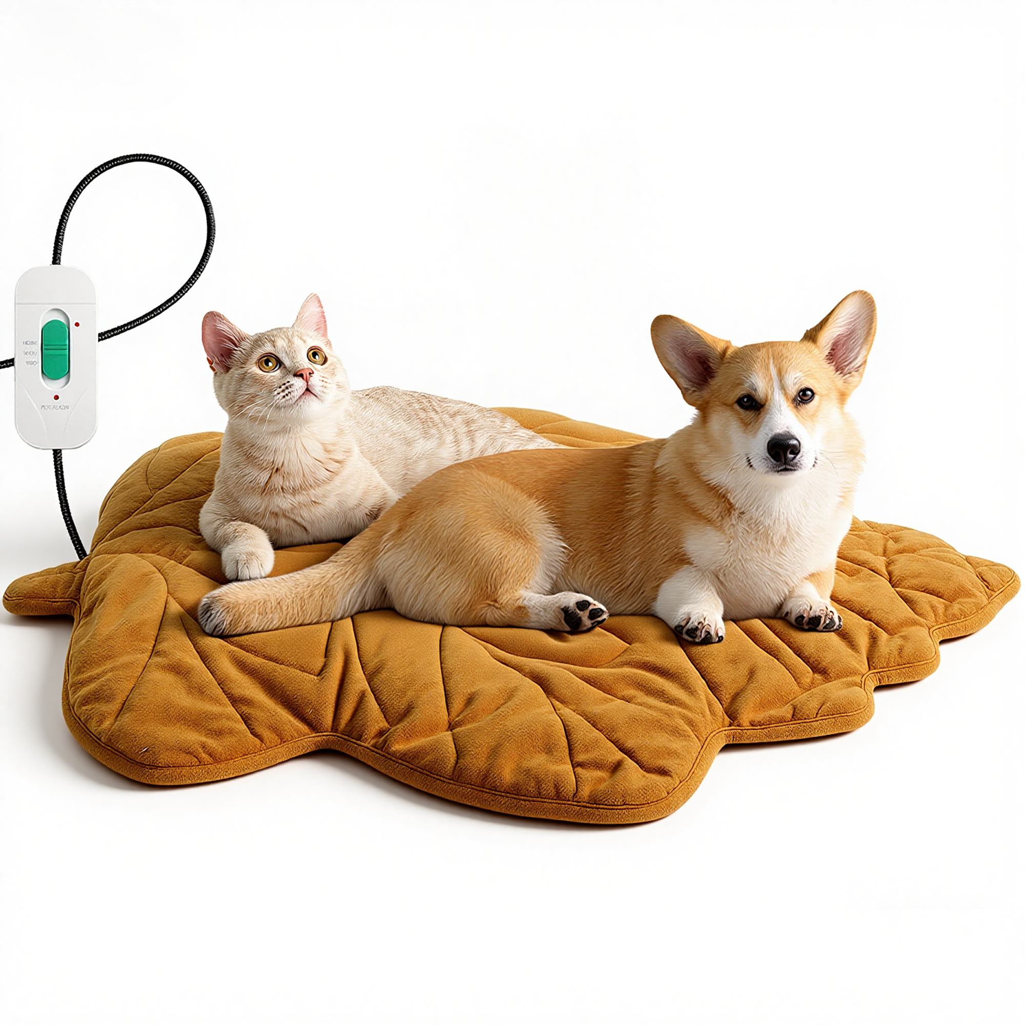Maple Leaf-Shaped Pet Heating Mat