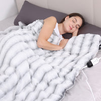 Fuzzy Calming Heated Weighted Blanket