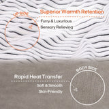 Fuzzy Calming Heated Weighted Blanket