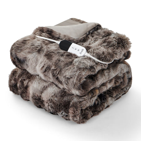 Fuzzy Calming Heated Weighted Blanket