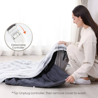 Fuzzy Calming Heated Weighted Blanket