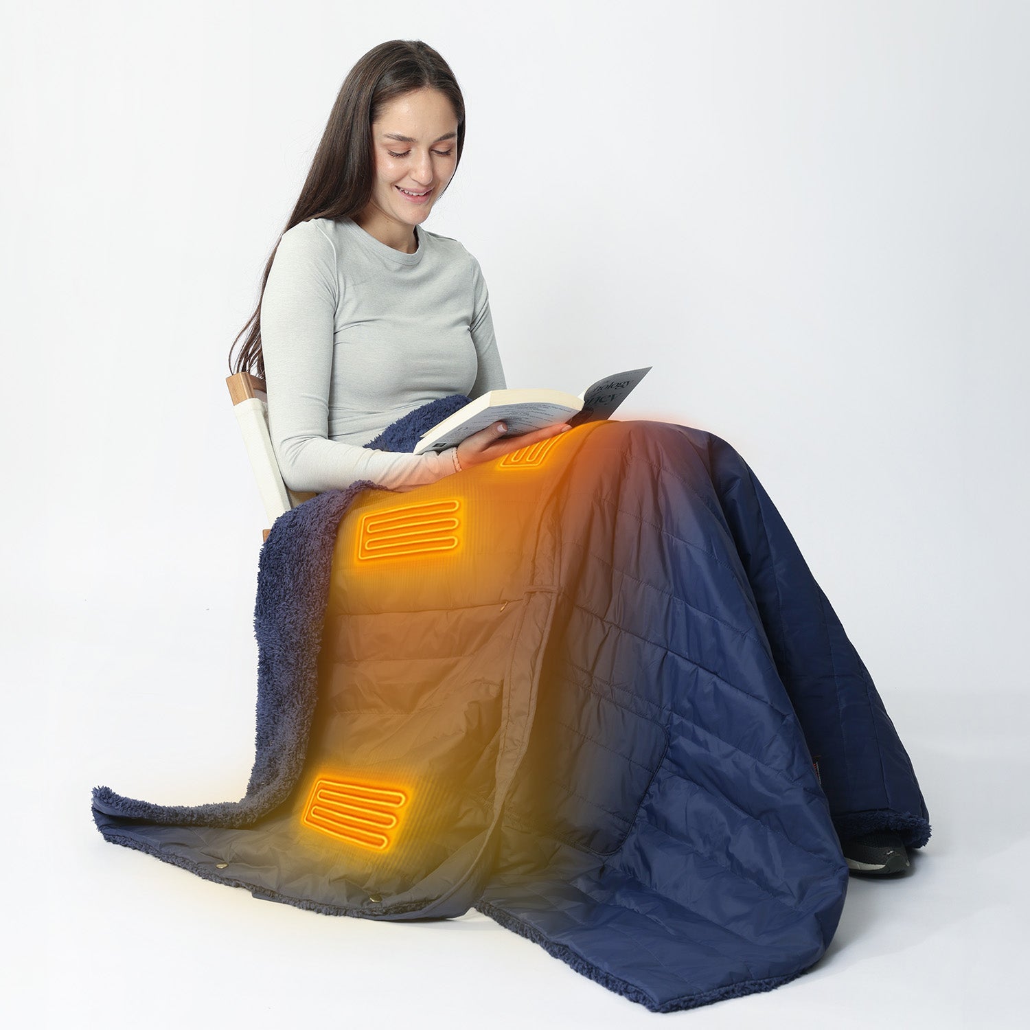 Wearable Battery Operated Heated Blanket- Z-Style 7.4V