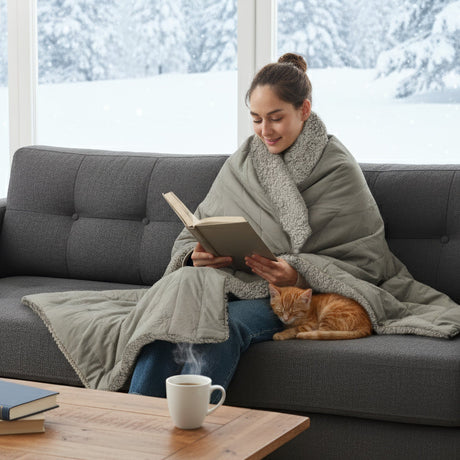 Wearable Battery Operated Heated Blanket- Z-Style 7.4V