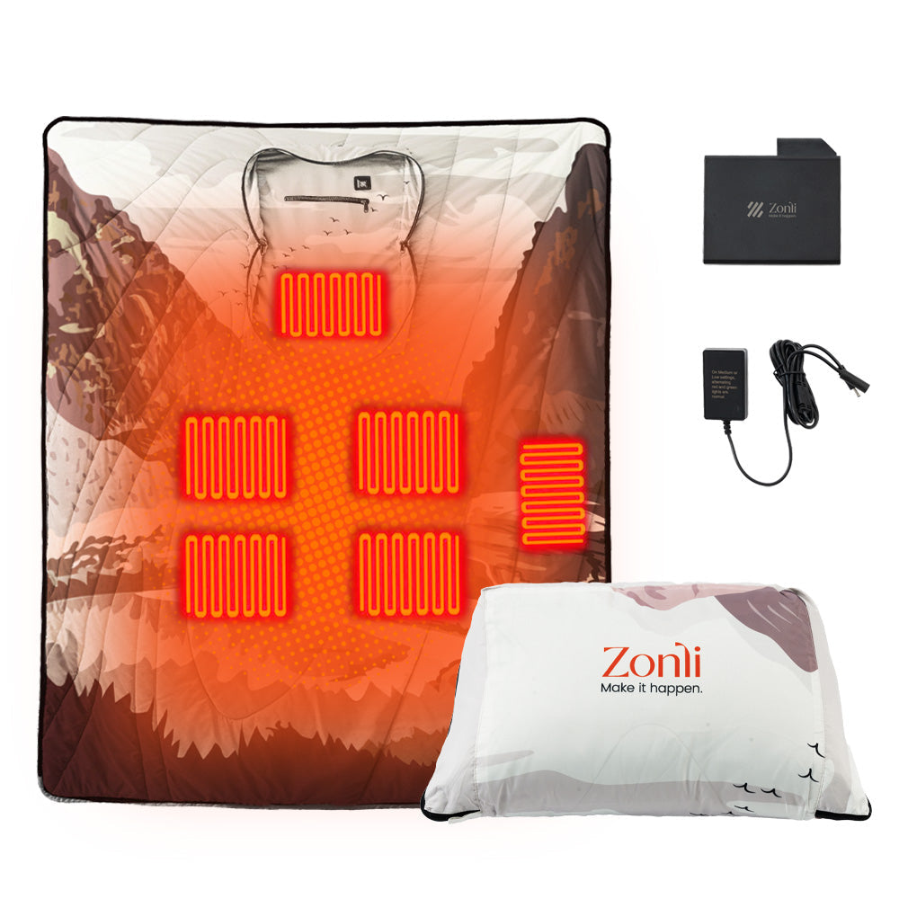 Rechargeable Battery Heated Blanket- Z-Walk 7.4V